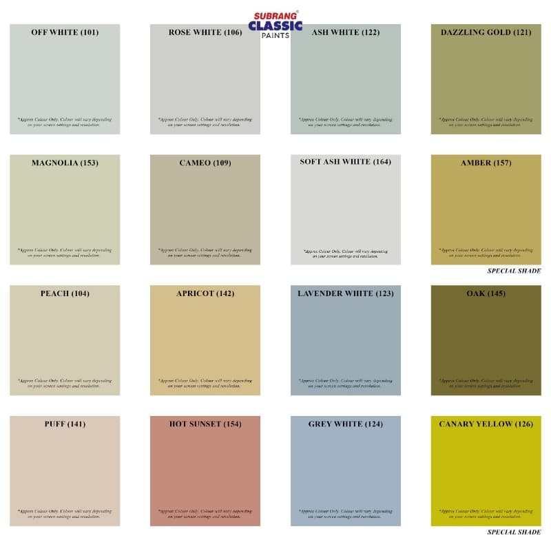 Subrang Classic Semi-Plastic Emulsion