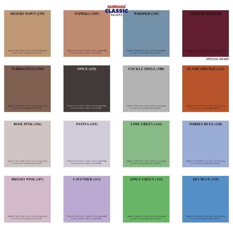 Subrang Classic Semi-Plastic Emulsion